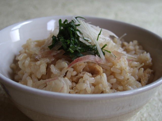 しょうがご飯(ひね生姜用）