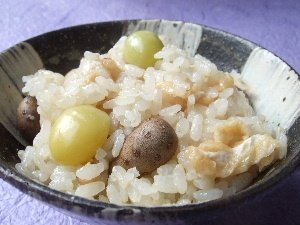 銀杏むかごご飯