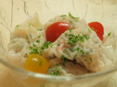 ひんやり海老ワンタン
